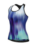 ALÉ Cycling sleeveless jersey - PRAGMA CRAZY - blue