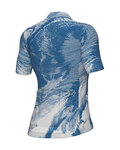 ALÉ Cycling short sleeve jersey - PR-E FAN - blue/white