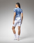 ALÉ Cycling short sleeve jersey - PR-E FAN - blue/white