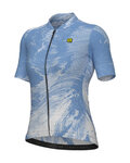 ALÉ Cycling short sleeve jersey - PR-E FAN - blue/white