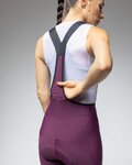 ALÉ Cycling bib shorts - R-EV1 GO - bordeaux