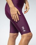 ALÉ Cycling bib shorts - R-EV1 GO - bordeaux