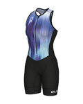 ALÉ Cycling skinsuit - TRIATHLON CRAZY - blue/black