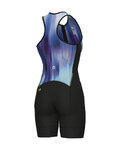 ALÉ Cycling skinsuit - TRIATHLON CRAZY - blue/black