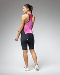 ALÉ Cycling skinsuit - TRIATHLON CRAZY - pink/black