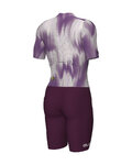 ALÉ Cycling skinsuit - ARGON PR-E - purple/white