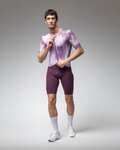 ALÉ Cycling skinsuit - ARGON PR-E - purple/white