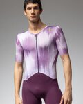 ALÉ Cycling skinsuit - ARGON PR-E - purple/white