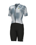 ALÉ Cycling skinsuit - ARGON PR-E - white/blue/grey