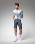 ALÉ Cycling skinsuit - ARGON PR-E - white/blue/grey