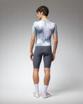 ALÉ Cycling skinsuit - ARGON PR-E - white/blue/grey