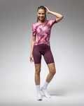 ALÉ Cycling skinsuit - TECHNO PR-E - bordeaux