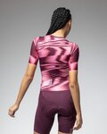 ALÉ Cycling skinsuit - TECHNO PR-E - bordeaux