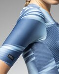 ALÉ Cycling skinsuit - TECHNO PR-E - blue/grey