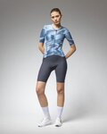 ALÉ Cycling skinsuit - TECHNO PR-E - blue/grey