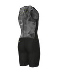 ALÉ Cycling skinsuit - TRIATHLON TRIPLE - grey/black