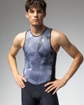ALÉ Cycling skinsuit - TRIATHLON TRIPLE - grey/black