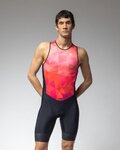 ALÉ Cycling skinsuit - TRIATHLON TRIPLE - pink/black
