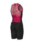 ALÉ Cycling skinsuit - TRIATHLON TRIPLE - pink/black