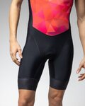 ALÉ Cycling skinsuit - TRIATHLON TRIPLE - pink/black