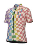 ALÉ Cycling short sleeve jersey - MULTIVERSO 2.0 KID - multicolour