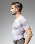 ALÉ Cycling short sleeve t-shirt - INTIMO ARGON - white