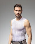ALÉ Cycling sleeve less t-shirt - INTIMO ARGON - white