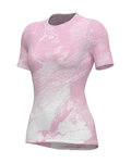ALÉ Cycling short sleeve t-shirt - INTIMO FAN - pink