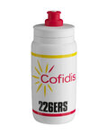 ELITE Cycling water bottle - FLY 550 COFIDIS 2025 - white/multicolour