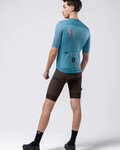GOBIK Cycling short sleeve jersey - STARK - light blue
