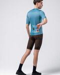 GOBIK Cycling short sleeve jersey - STARK - light blue