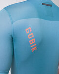 GOBIK Cycling short sleeve jersey - STARK - light blue