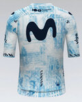 GOBIK Cycling short sleeve jersey - INFINITY MOVISTAR TEAM 24 - light blue/white
