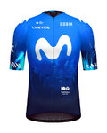 GOBIK Cycling short sleeve jersey - ODYSSEY MOVISTAR TEAM 2024 - blue/white