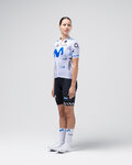 GOBIK Cycling short sleeve jersey - ODYSSEY MOVISTAR TEAM 26 - white/blue