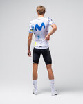 GOBIK Cycling short sleeve jersey - ODYSSEY MOVISTAR TEAM 26 - white/blue