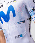 GOBIK Cycling short sleeve jersey - ODYSSEY MOVISTAR TEAM 26 - white/blue