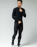 GOBIK Cycling winter long sleeve jersey - PACER SOLID - black