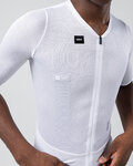 GOBIK Cycling short sleeve jersey - CARRERA 3.0 - white