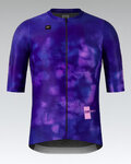 GOBIK Cycling short sleeve jersey - ATTITUDE 2.0 - blue/purple
