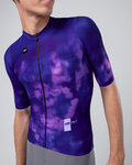 GOBIK Cycling short sleeve jersey - ATTITUDE 2.0 - blue/purple
