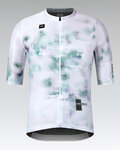 GOBIK Cycling short sleeve jersey - ATTITUDE 2.0 - white/green