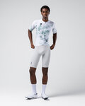 GOBIK Cycling short sleeve jersey - ATTITUDE 2.0 - white/green