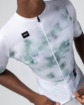 GOBIK Cycling short sleeve jersey - ATTITUDE 2.0 - white/green