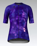 GOBIK Cycling short sleeve jersey - ATTITUDE 2.0 - blue/purple