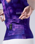 GOBIK Cycling short sleeve jersey - ATTITUDE 2.0 - blue/purple
