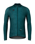 GOBIK Cycling winter long sleeve jersey - HYDER - green