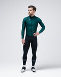 GOBIK Cycling winter long sleeve jersey - HYDER - green