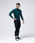 GOBIK Cycling winter long sleeve jersey - HYDER - green