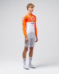 GOBIK Cycling summer long sleeve jersey - HYDER INEOS GRENADIERS 26 - white/orange